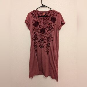 Johnny Was Simona Draped Tunic Small